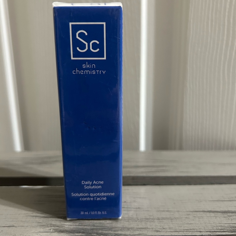 Skin Chemistry Daily Acne Solution 1.0 fl oz.  Made in Italy